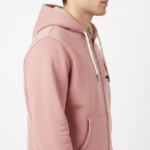 Wholesale Men <b>Zip</b> Hoodie Heavyweight Cotton Fleece Regular Fit <b>Zip</b> <b>Hooded</b> Sweatshirt Winter Embroidered Custom Logo Streetwear - Product Image 2
