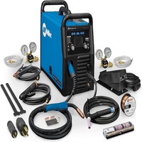 Soldadora MIG Millermatic Original, Nueva, para Acero Inoxidable, Digital, Inverter IGBT, Portátil, 220V, Gasolina, Construcción en Hierro, IP54, 4.6kVA