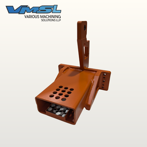 ชิ้นส่วนประกอบแขนแกว่งสแตนเลสแบบเชื่อมขึ้นรูปด้วยเครื่อง CNC และเครื่องตัดลวด EDM สำหรับเครื่องจักรอุตสาหกรรม  เคลือบสีฝุ่น  รับผลิตแบบ OEM และ ODM - Product Image 2