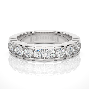 Unique Design 18K Gold <b>Diamond</b> <b>Rings</b> Lab Grown <b>Diamond</b> <b>Ring</b> 1.01 CT Round Cut in 10 Pieces of <b>Diamond</b> Stone for Womens - Product Image 3