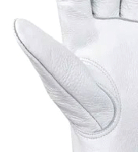 Gants de sécurité en nitrile HOLY SIGNS INTERNATIONAL, blancs, lisses, durables, antidérapants, à revers droit, usage général, niveau d'impact 1 - Product Image 2
