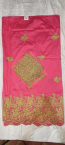 Nuevo arrivo, tela George nigeriana de súper calidad, última tendencia, con estampado floral y trabajo de bordado intrincado para fiestas. - Product Image 3