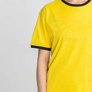 Venta Directa de Fábrica, Camisetas Ringer Lisas Cómodas, Camisetas Ringer Lisas Más Vendidas, Camisetas Ringer Lisas Hechas en Pakistán - Product Image 4