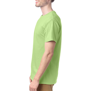 Wholesale Custom Cotton Men's T Shirt Fruit Green Mens Polo Shirts Cotton <b>Plain</b> High Quality T Shirt for Men Print Logo - Product Image 3