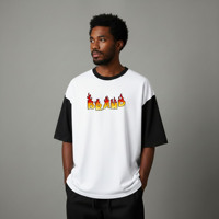 T-shirt pour homme de qualité supérieure 100% coton, logo imprimé personnalisé, lettres, tissu peigné, été, décontracté, respirant, écologique, séchage rapide