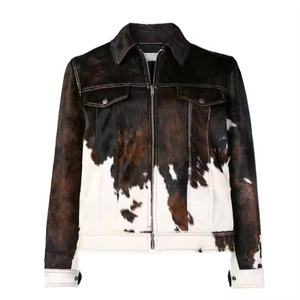 Premium Hair On <b>Leather</b> <b>Jacket</b> For <b>Men</b> Winter Fashion Custom Design Comfortable Fit Durable Outerwear Hair On <b>Leather</b> <b>Jacket</b> - Product Image 1