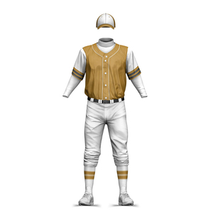 <b>Performance</b> Baseball Uniform Customizable Team Logo Jersey And Pants Moisture Wicking Quick Dry Athletic <b>Wear</b> For Match Play - Product Image 2