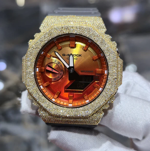 Reloj de Acero Inoxidable de Lujo con Diamantes Auténticos de Alta Calidad VVS Moissanite, Bisel Cruzado, Diamantes Naturales, Movimiento Mecánico, GPS - Product Image 1