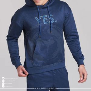 Sudadera con Capucha y Bolsillo con Aplique de Logotipo Personalizado, al por Mayor, de Alta Calidad, 100% Algodón, Felpa Gruesa, Estilo Urbano, Unisex - Product Image 3