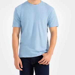 T-shirts pour hommes de haute qualité 100% coton, couleur unie, personnalisables, manches courtes, décontractés, coupe ample, design oversize avec longueur allongée - Product Image 4