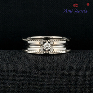 Elegante Anillo de Diamantes en Oro Blanco de 18k para Mujer, con Engaste Delicado, Certificado IGI, Joyería de Lujo para Fiestas y Regalo de Aniversario - Product Image 1