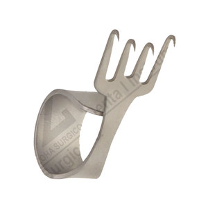 Freeman Mini râteau à capuchon rétractable à 4 pointes (2 décalées) 38mm de largeur 2 \ "/5 cm de longueur Instruments chirurgicaux de base - Product Image 1