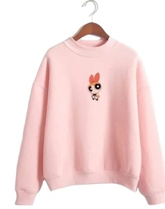 Sudadera de Mujer a la Moda, Bordada, Forrada, de Venta Caliente, MOQ Bajo, Felpa de Algodón, Informal, al por Mayor, OEM, Más Vendida - Product Image 4