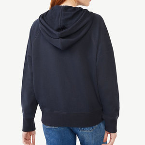 Sudadera con Capucha para Mujer, Manga Larga, Tejido de Algodón, Color Sólido, Corte Regular, para Otoño, con Forro Sherpa, Ultra Suave - Product Image 4
