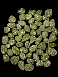 Piedra Preciosa Suelta de Pirita Druzy Natural de Alta Calidad, Multiforma, Calidad Certificada FAIJAN GEMS, Precio al por Mayor, Cabujón - Product Image 2