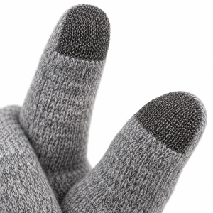 Premium Touch Screen Winter Knitted <b>Gloves</b> Anti Slip Warm Thermal Work <b>Gloves</b> Soft Stretchy Full <b>Finger</b> <b>Gloves</b> for Men Women - Product Image 5