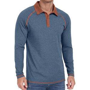Chemise de golf pour homme Kivotech à manches longues, personnalisée, tricotée, 100% coton, respirante, séchage rapide, haute qualité, vente en gros - Product Image 1