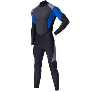 Traje de baño de una pieza para hombre, traje de baño de manga larga, elástico, de secado rápido, para surf, buceo, deportes acuáticos - Product Image 2