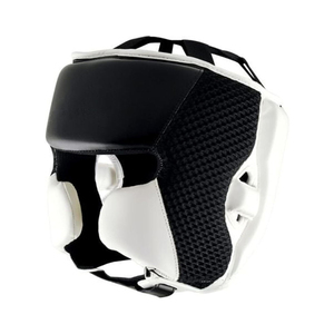 Customized Leather <b>Boxing</b> Head Guard for Kickboxing MMA Martial Arts Face Protection - Product Image 3