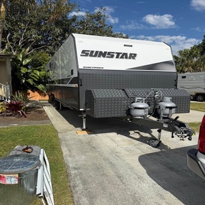 Australian Standards 4x4 Lightweight Foldable Waterproof Mini Modern 4 Person <b>Motorhome</b> Camper RV off Road Travel Trailer - Product Image 1