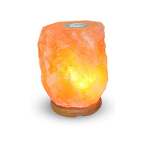 Lampes en sel de l'Himalaya - Forme géométrique sculptée au toucher naturel pour la décoration de la maison - Product Image 1