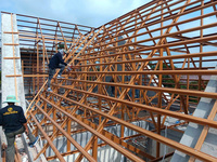 Eratek EC75.100 - Estructuras Prefabricadas, Estructura de Acero Ligero para Techos de Viviendas Residenciales, Grado G550, Tolerancia del 5%, Estándar JIS