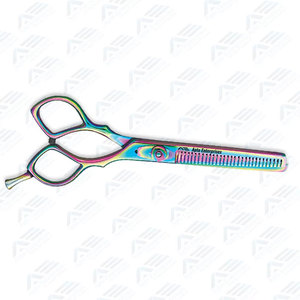 Tijeras de Peluquería Multifuncionales para Adelgazar y Alisar el Cabello, Instrumentos Profesionales de Dientes Planos para Peinar, Instrumentos para el Cuidado y Estilismo del Cabello - Product Image 5
