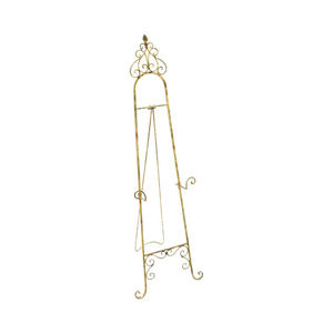 Chevalet classique en fer en forme de A 100x70cm, support de pot de fleurs en métal peint, étagère de rangement pour balcon, type sur pied à un seul niveau - Product Image 6