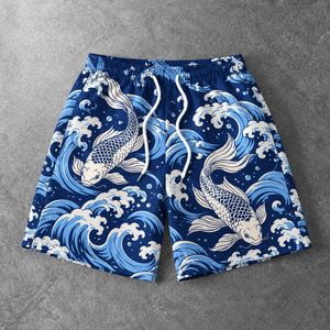Wholesale <b>Men's</b> Mid Waist Printed Streetwear <b>Shorts</b> Everyday Weekend Wear Urban Style Leisure <b>Festival</b> Attire Statement Designs - Product Image 2