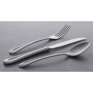 Ensemble de couverts de luxe en acier inoxydable durable avec finition polie miroir, couteau, cuillère et fourchette écologiques à prix avantageux - Product Image 4