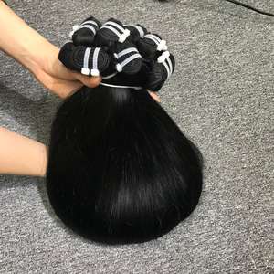 Cheveux naturels droits vietnamiens Bla trame Double dessiné cheveux vierges crus cuticules alignés Extensions de cheveux humains en gros - Product Image 6