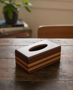 Boîte à mouchoirs en bois artisanale de luxe pour une décoration élégante de la maison, des restaurants, des hôtels et des intérieurs commerciaux - Product Image 4