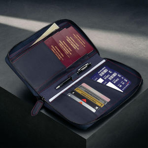 Full Grain Leather Family Passport <b>Holder</b> for Passports RFID Passport <b>Holder</b> and <b>Travel</b> <b>Document</b> Organizer Leather <b>Travel</b> Wallet - Product Image 2