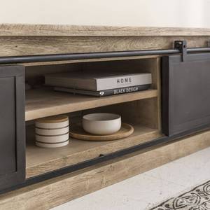 Mueble para TV Vandana Cresta Sereno en madera de mango cepillada y metal, 160 cm - Product Image 2