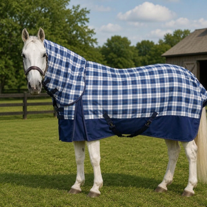 Manta para Caballo Terrain 1200D de 100 g/m², Sintética, Impermeable, Tipo Paddock Combo, con Herrajes de Acero Inoxidable para Uso Invernal - Product Image 1