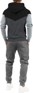 Conjuntos Deportivos de Otoño para Hombre, Estilo Hip Hop, 2 Piezas, Sudadera con Capucha y Pantalones Deportivos, Casuales, Lisos, para Correr, Cómodos, 100% Algodón, de Secado Rápido - Product Image 3