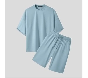 Ensemble de vêtements de mode pour hommes 2026 en gros : Chemises, shorts et t-shirts assortis, style costume pour garçons, ensemble court confortable pour hommes - Product Image 6
