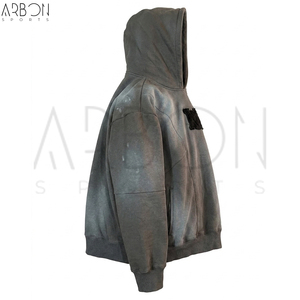 Sweat-shirts en molleton de coton lourd, entièrement personnalisés, fabriqués par le meilleur fournisseur, tendance, confortables, de qualité supérieure, effet usé - Product Image 3