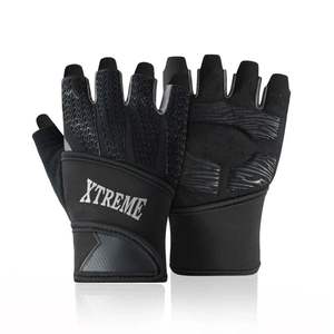 Guantes de Ciclismo para Fitness al Aire Libre, Medios Dedos, Transpirables, Antideslizantes, Resistentes al Desgaste, con Correas para las Muñecas, para Gimnasio, Yoga y Deportes - Product Image 5