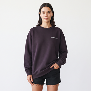Sudadera Oversize de Felpa para Mujer al por Mayor, con Hombros Caídos, Bordada, de Manga Larga, para Uso Diario - Product Image 1
