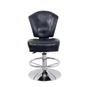 Chaise de jeu moderne en cuir et acier inoxydable avec support en anglais pour les enfants de 8 ans et plus - Product Image 3