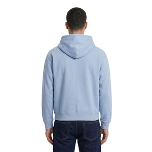 เสื้อฮู้ดซิปคลาสสิคทรงใหญ่สำหรับผู้ชาย ทรงปกติ สีพื้น ผ้าฟลีซ สตรีทแวร์เรียบง่าย รับทำโลโก้ตามสั่ง ผู้ผลิต OEM ขายส่ง - Product Image 3