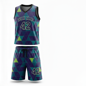 Venta al por Mayor de Fábrica, Uniformes de Baloncesto 2026, 100% Poliéster, Transpirables, Ligeros, Manga Corta, Diseño Profesional - Product Image 2