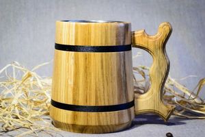 Verre à shot en bois naturel - Écologique et compatible lave-vaisselle - Product Image 3