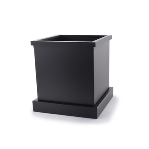 Macetero Cuadrado de Aluminio Fundido con Recubrimiento de Polvo Negro, Resistente a la Oxidación, Decoración Arquitectónica para Jardín y Terraza - Product Image 3