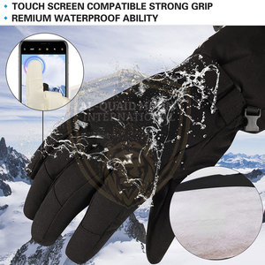 En stock, gants de ski coupe-vent, couleur unie, gants de ski pour adultes, gants de ski professionnels, dernier design - Product Image 2