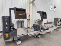 Nueva Máquina de Corte de Doble Cabezal CNC de Alta Calidad y Precisión, de Aluminio, 500 mm