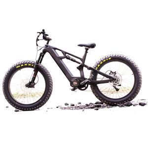 Nueva Bicicleta Eléctrica de Montaña con Cuadro de Fibra de Carbono, Motor Bafang G510/M620 de 48V y 1000W, Tracción Media y Suspensión Completa - Product Image 5
