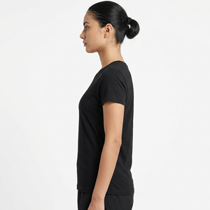 เสื้อยืดผู้หญิงทรงเข้ารูป ผ้าฝ้าย 100% สกรีนลายตามสั่ง แขนสั้น คอกลม สไตล์ลำลอง พิมพ์โลโก้ได้ - Product Image 2