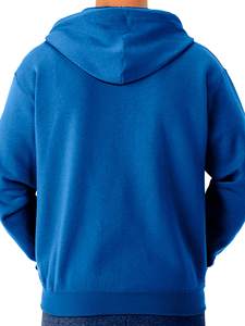 Sweat à capuche décontracté coupe ajustée couleur unie, le plus vendu, en coton à séchage rapide, à manches longues, en promotion - Product Image 4